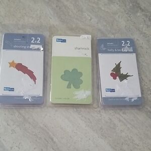 Craft Die Set Quickutz - Shooting Star, Shamrock, Holly & Berry